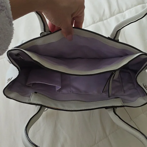 Coach Whitw Leather Handbag - Picture 6 of 8